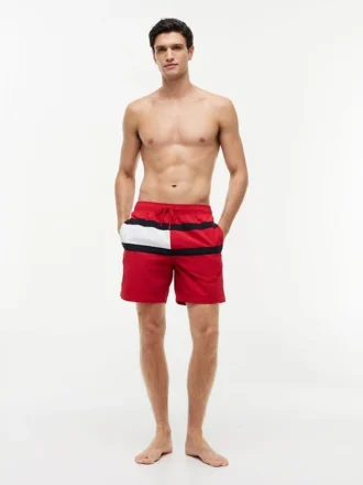 Bañador con logotipo de bandera de 18 cm