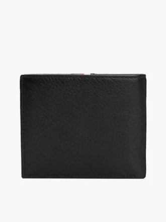 Billetera de cuero para tarjetas y monedas