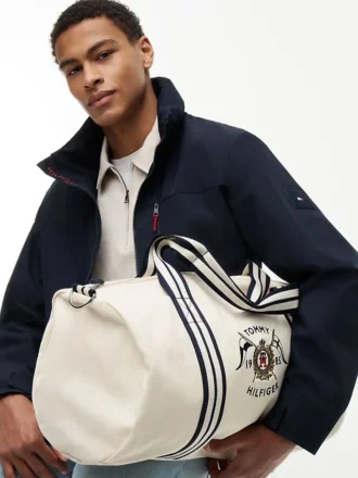 Bolsa de lona con escudo náutico