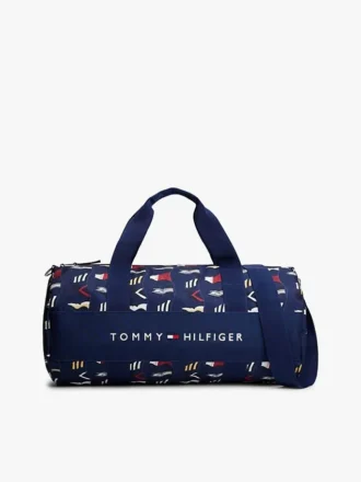 Bolsa de viaje con estampado de banderas náuticas