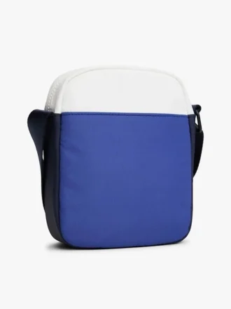 Bolso Mini Reporter con bloques de color