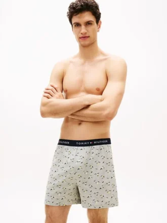 Boxer de punto estampado
