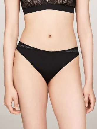 Braguitas de bikini de encaje de punto