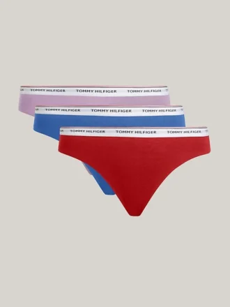 Braguitas de bikini Logo Mix, paquete de 3