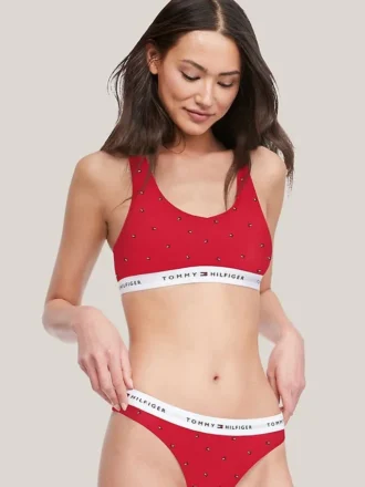 Bralette con el logotipo de Tommy