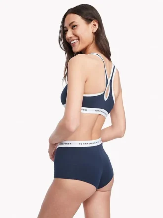 Bralette con el logotipo de Tommy