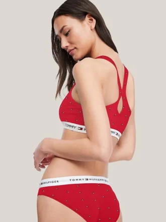 Bralette con el logotipo de Tommy