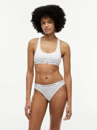 Bralette sin forro con el logotipo de Tommy
