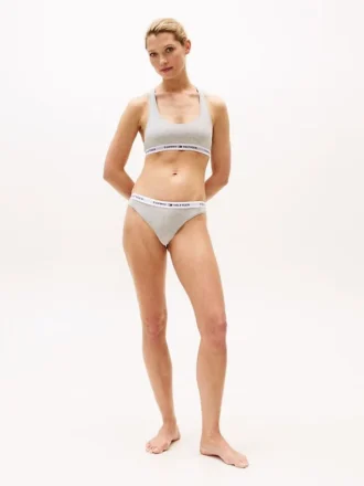 Bralette sin forro con el logotipo de Tommy
