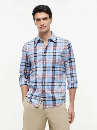 Camisa de cuadros de corte regular para todo el día