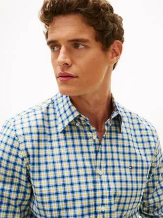 Camisa de cuadros de corte regular para todo el día Camisa de cuadros de corte regular para todo el día