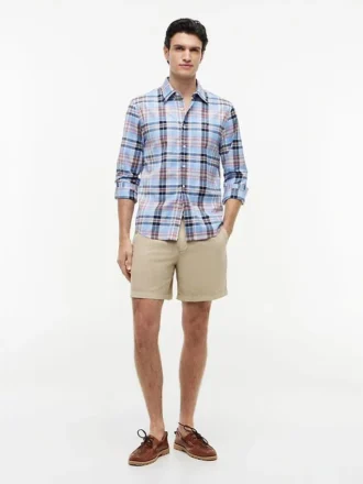 Camisa de cuadros de corte regular para todo el día