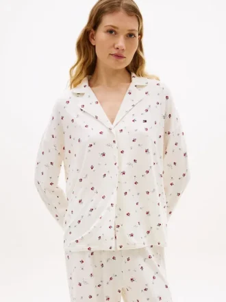 Camisa de dormir con estampado floral