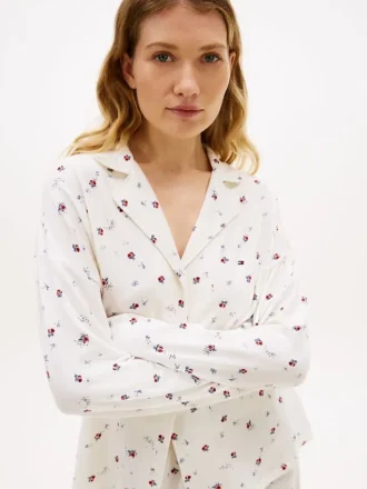 Camisa de dormir con estampado floral