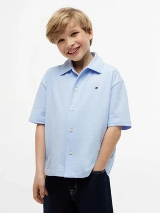 Camisa de seersucker para niños