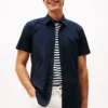 Camisa Oxford de pantalones cortos y corte regular