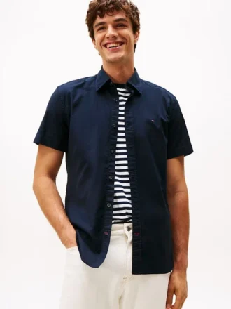 camisa oxford de pantalones cortos y corte regular 1 5 330x440 - Camisa Oxford de pantalones cortos y corte regular