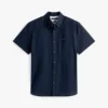 Camisa Oxford de pantalones cortos y corte regular