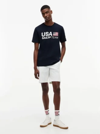 Camiseta con el logotipo de Tommy x US SailGP Team