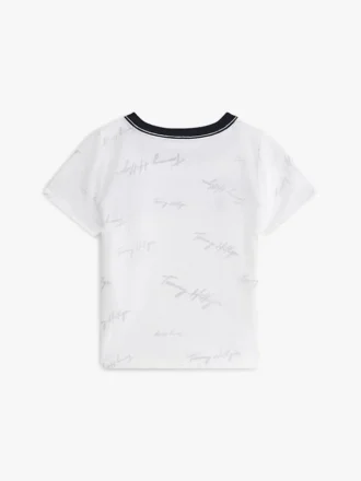 Camiseta para bebés con el logotipo de la bandera a rayas