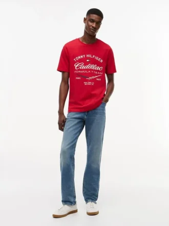 Camiseta retro con chevrón Tommy x Cadillac F1® Team