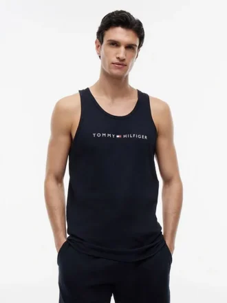 Camiseta sin mangas para dormir con el logotipo de Hilfiger
