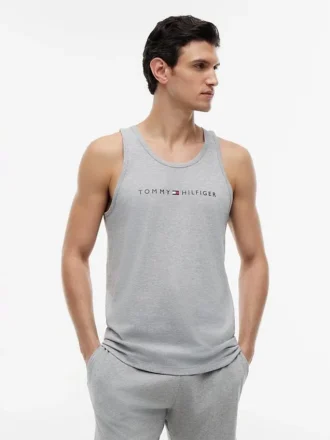 Camiseta sin mangas para dormir con el logotipo de Hilfiger