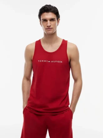 Camiseta sin mangas para dormir con el logotipo de Hilfiger
