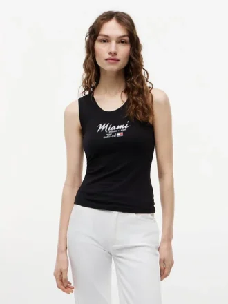 Camiseta sin mangas Tommy x Cadillac F1® Team Miami