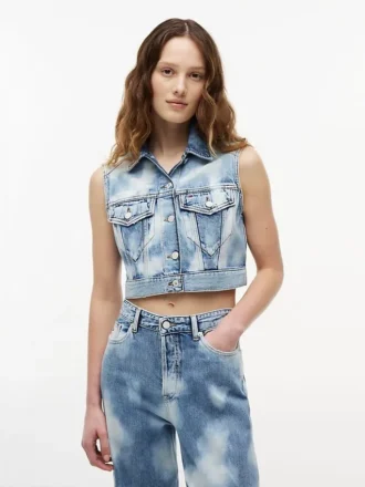Chaleco corto de mezclilla Tommy Jeans