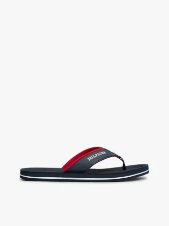 Chanclas con el logotipo de Hilfiger