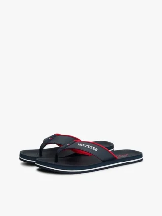 Chanclas con el logotipo de Hilfiger