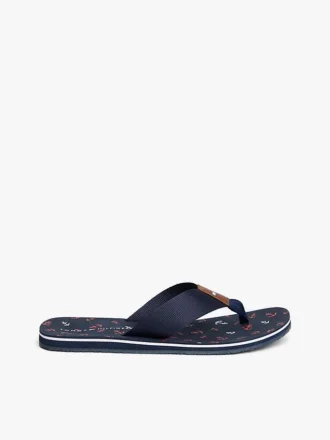 Chanclas con estampado de anclas