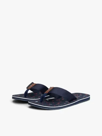 Chanclas con estampado de anclas
