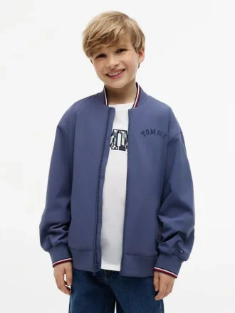 Chaqueta bomber con el logotipo de Hilfiger para niños