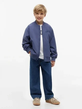 Chaqueta bomber con el logotipo de Hilfiger para niños