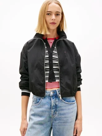 Chaqueta con cremallera repelente al agua de Tommy Jeans