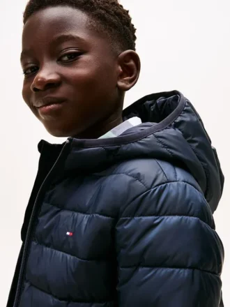 Chaqueta plegable resistente al agua para niños