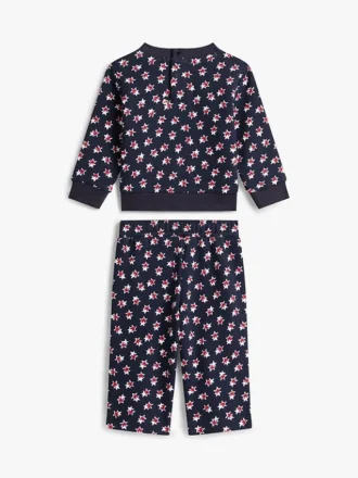 Conjunto de camiseta con estrellas y pantalones de pierna ancha para bebés