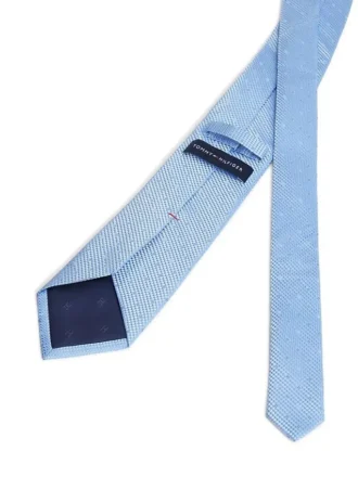 Corbata de mezcla de seda con diseño de ojo de pájaro