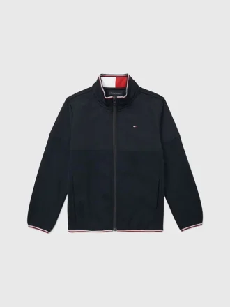 Cortavientos de cuello alto para niños