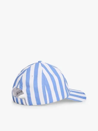 Gorra de béisbol a rayas para niña