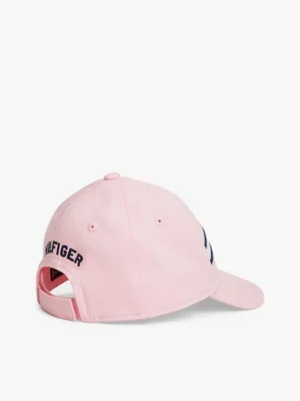 Gorra de béisbol con logotipo de rayas y bandera para bebés