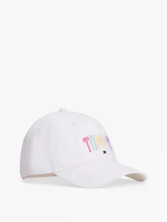 Gorra de béisbol multicolor con el logotipo de Tommy para niños