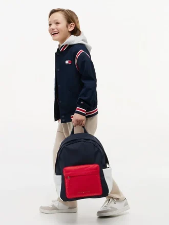 Mochila infantil con bloques de color