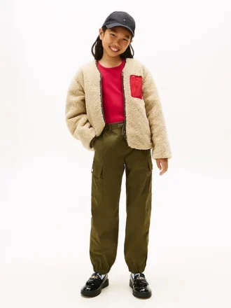 Pantalón cargo elástico para niños