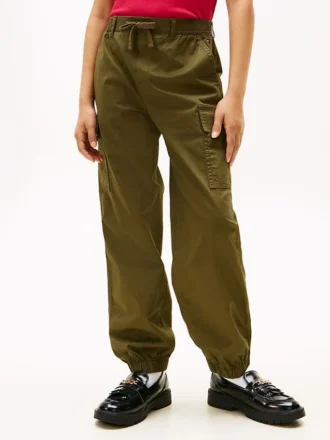 Pantalón cargo elástico para niños