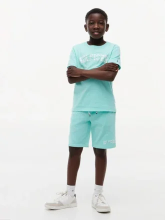 Pantalón corto de chándal con el logotipo de Hilfiger para niños