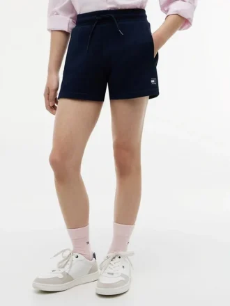 Pantalón corto de sudadera con bandera tonal para niños