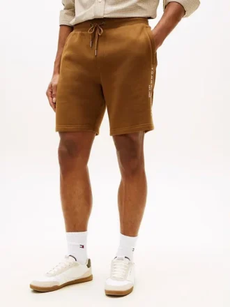 Pantalón corto de sudadera con el logotipo de Tommy bordado